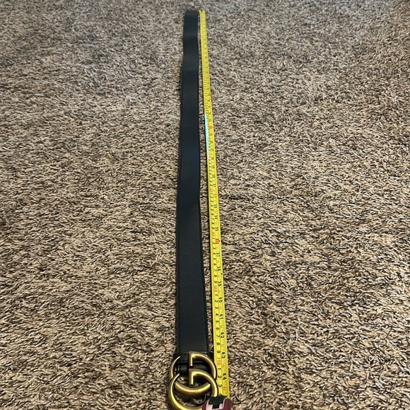 Gucci black and gold belt x - Picture 8 of 13